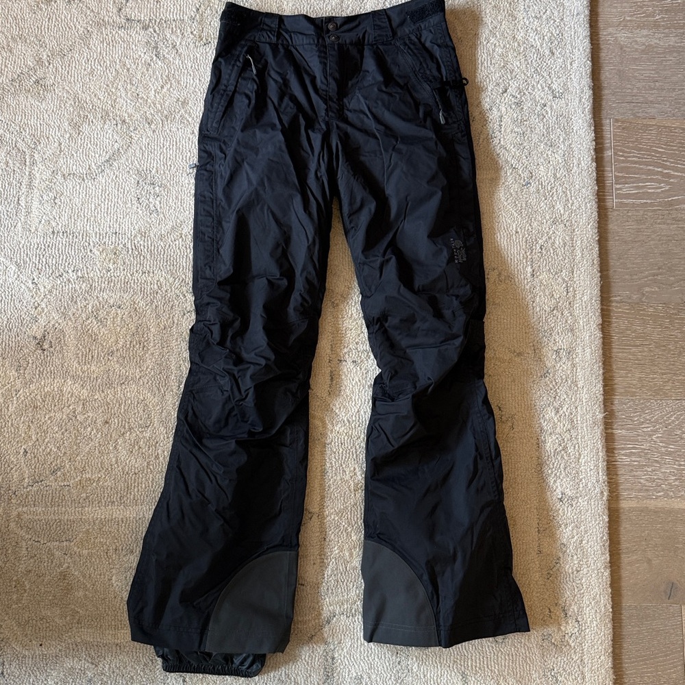 Mountain Hardwear Snow Pants Womens Small long Black Insulated RECCO